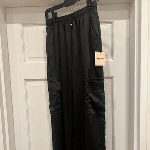 Superdown Black Cargo Pants